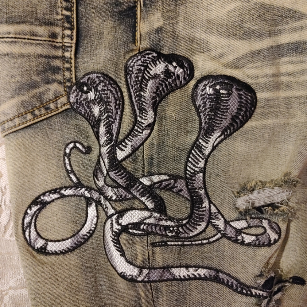 Amiri jeans perfect condition price negotiatable. Dropping price for one day 700